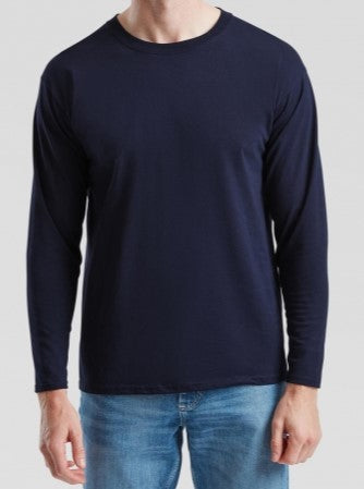 T-Shirt Long Sleeve-Fruit of the Loom- Premium-Luxembourg Collection / Available in three colors.