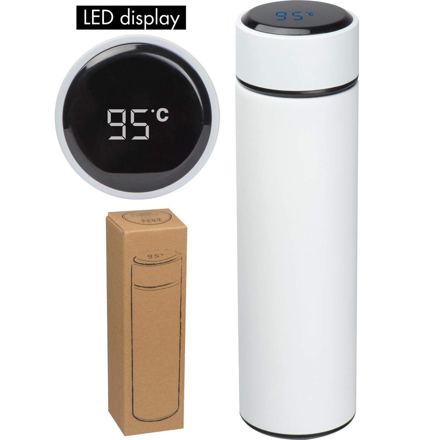 Drinking Bottle with LED display