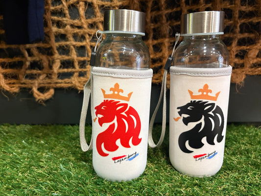 Drinking Bottle Glass with Neoprene Sleeve  / Luxembourg Collection