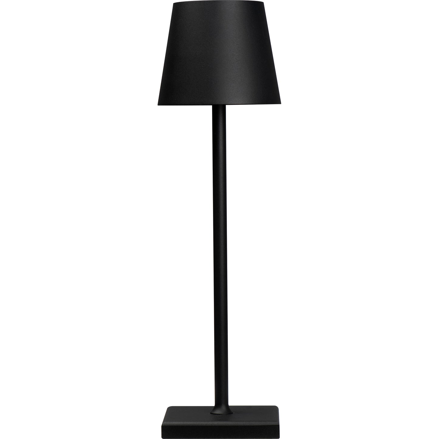 Table lamp in high-quality aluminum, with rechargeable battery