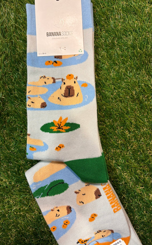 Banana Sock - Capybaras