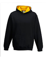 Hoodie Blue & Yellow with BIG LOGO in the back
