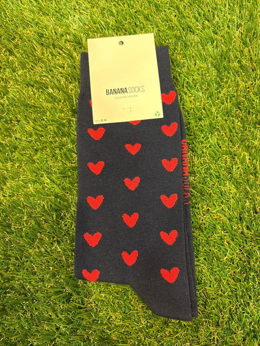 Banana Sock - Hearts